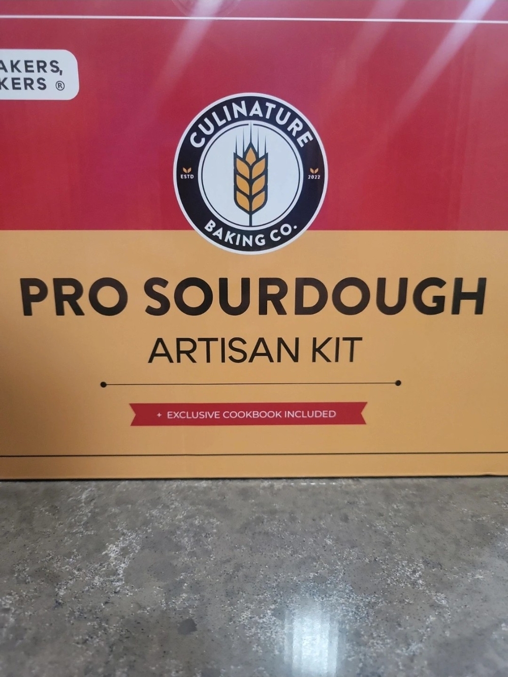Culinature Pro Sourdough Artisan Kit - Red & Gold